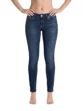 TRUE RELIGION womens straight jeans  size 12  -(32x 28)